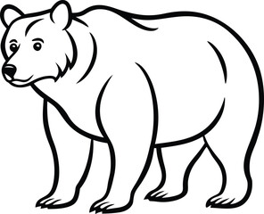 bear vector silhouette