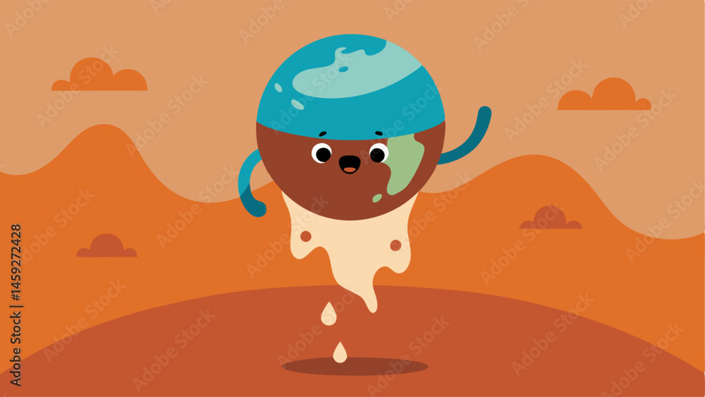 Aufkleber playful chaos a floating coffee cup spills its contents in a colorful arc with droplets captured mid