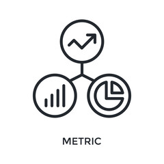 Metric Icon Outline Style. Vector Illustration For Graphic Design