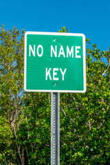 No Name Key roadsign, Lower Keys, Florida