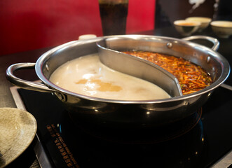 Shabu Shabu Sukiyaki, Mala Hotpot, Japanese and Chinese food.