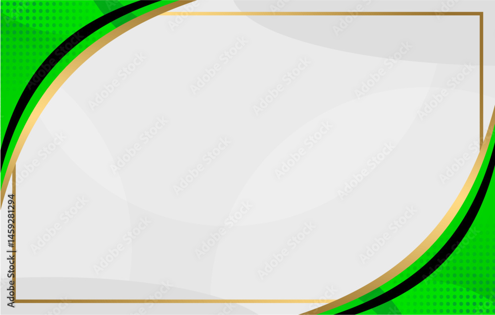 Poster abstract vector design with green and blue waves creates a business backdrop for text on a brochure 