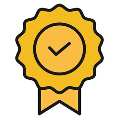 Quality Assured Icon For Design Elements