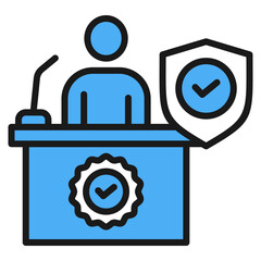 Credible Authority Icon For Design Elements