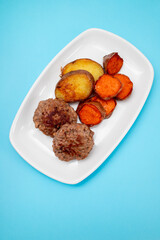 Homemade fried meatballs