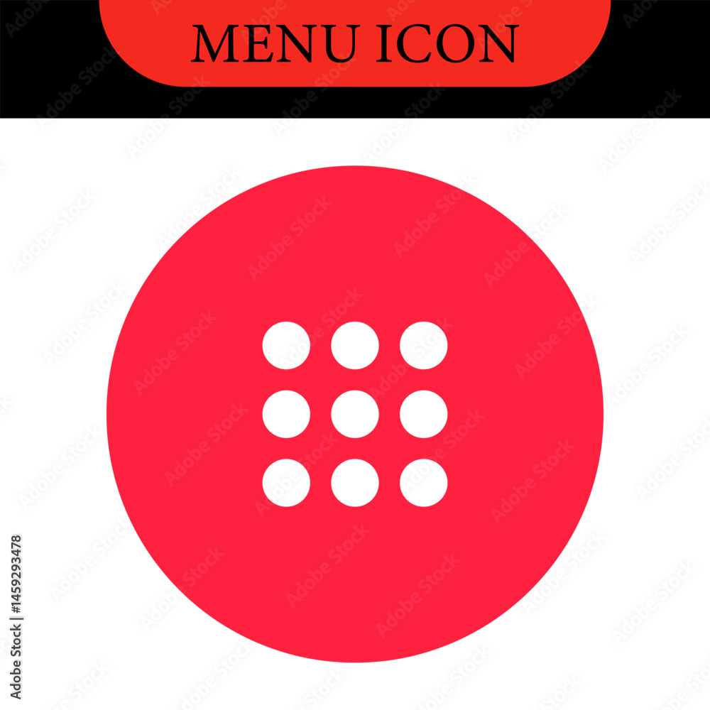 Aufkleber menu ui design elements icons. set of hamburger menu buttons. website navigation icons for mobile ap