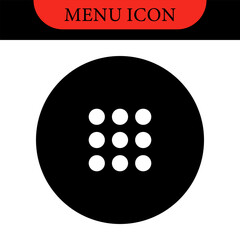Menu UI Design Elements icons. Set of hamburger Menu buttons. Website Navigation Icons for Mobile App and User Interface. Modern colored Navigation buttons or Web menu and ui icons set