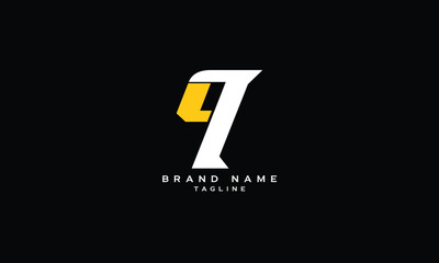LQ, QL, Abstract initial monogram letter alphabet logo design