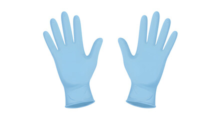 gloves isolated on white background