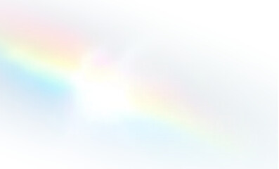 Blue and White Light Background with Pink Glow, Hologram Prism and Crystal Shine – Abstract...