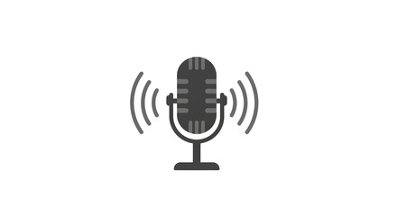 Microphone with Sound Waves