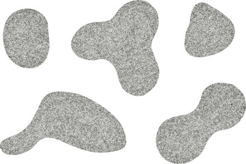 Diffuse grain spot shapes paint noise texture