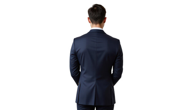 Contemplative businessman in a suit, portrait of professional reflection