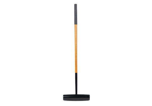 Polo mallet stands tall the equestrian sport tool contrasts against the black