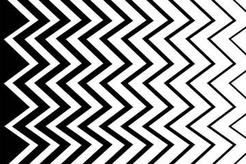 Striped Transition from Black to White zigzags