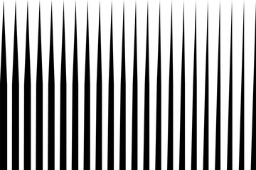 Transition from black to white with abstract geometric shapes. Striped pattern.