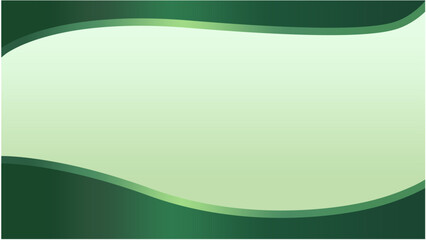 simple green background. modern wavy background style