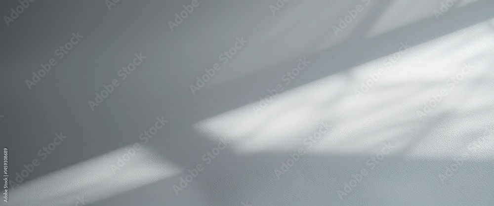 Poster soft light and shadows on a smooth white surface minimalist background texture