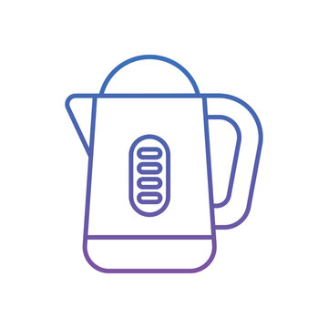 Electric Kattle Vector icon