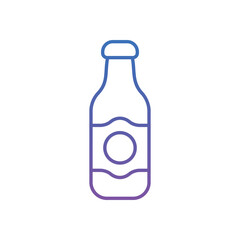 Beer Bottle Vector icon