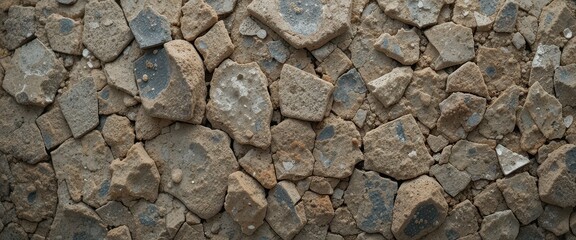 Close-Up of Earthy Textured Stone Surface Rustic and Natural Stone Background