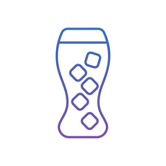 Fizzy Water Vector icon