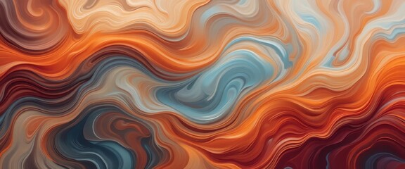 Obraz premium Abstract Swirling Autumn Hues A Dynamic Background Image