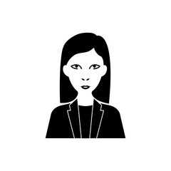 Female administrator icon