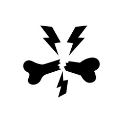 Broken bone icon