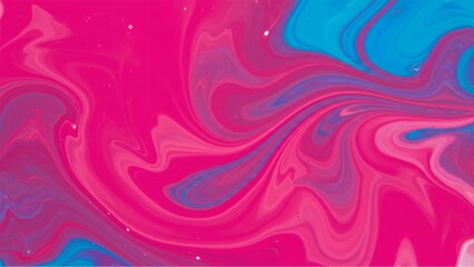 Pink and Blue Paint Swirl