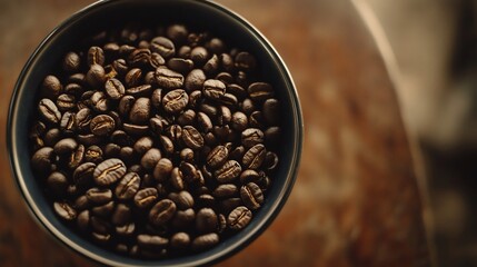 coffee beans in a bowl