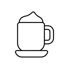 Viennese Coffee Vector icon