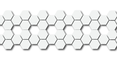 Naklejka premium Abstract 3d backdrop with a seamless hexagon pattern forming a metallic honeycomb texture in a geometric mesh design