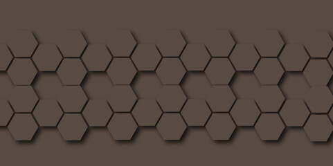 Naklejka premium Abstract Hexagonal Metal Grid Pattern with Seamless Honeycomb Design