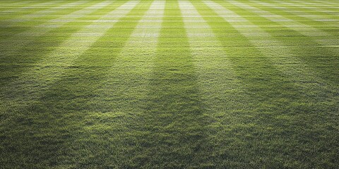 Well-maintained field grass