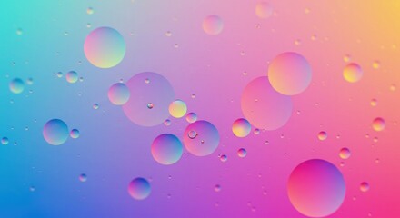 Colorful Abstract Bubbles Background