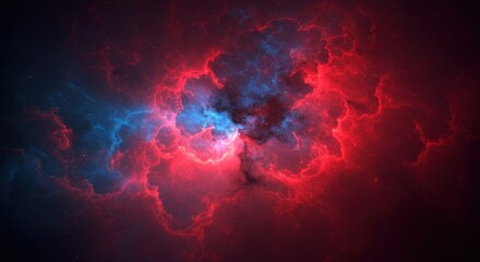 Cosmic Nebulae In Deep Space