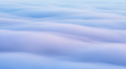Soft Blue and White Cloud Patterns, Aerial View