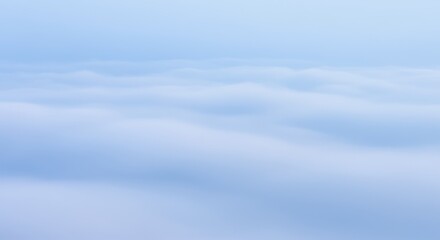 Soft Blue And White Cloudscape A Peaceful Aerial View