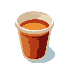 cup of tea vector illustration