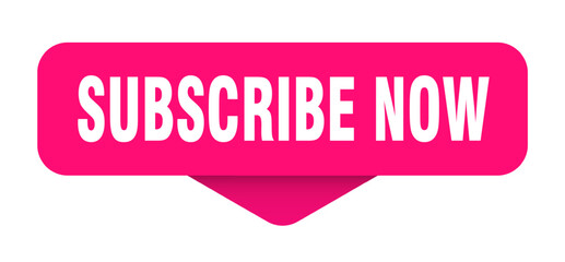 subscribe now sticker. subscribe now sign on transparent background
