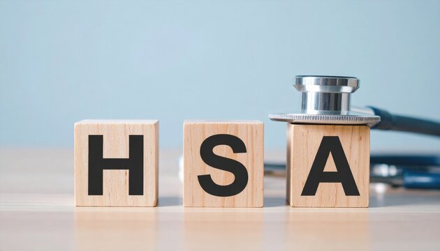 Investing in tax-free healthcare understanding hsa benefits with stethoscope and wooden blocks