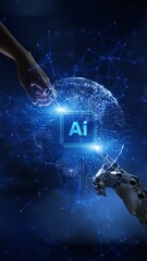 Artificial Intelligence Integration Highlighted on Digital Globe.