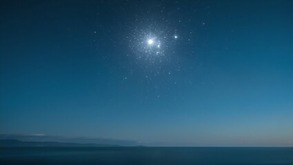 Matariki Event Banner Celebrating the Pleiades Star Cluster with Majestic Mountains in the Night Sky for June Festivities 4