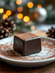 chocolate cake with nuts