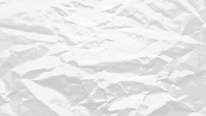 White recycled craft paper textured background. Light Grey Crumpled paper texture. Old vintage page. Pattern rough creased grunge letter. Hardboard with copy space for text. Vector