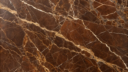 Rich brown marble surface with elegant veins and luxurious texture, perfect for upscale designs
