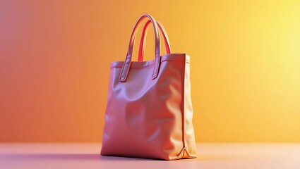 Reusable shopping bag, 3D crumpled fabric detail