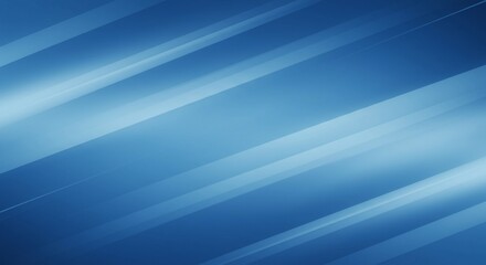 Obraz premium Elegant cool blue background with diagonal shiny lines, soft gradients in shades of icy blue, smooth light reflections, minimalistic modern design, abstract light streaks, subtle shadows and highlight