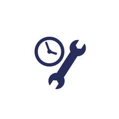 fast repair icon on white